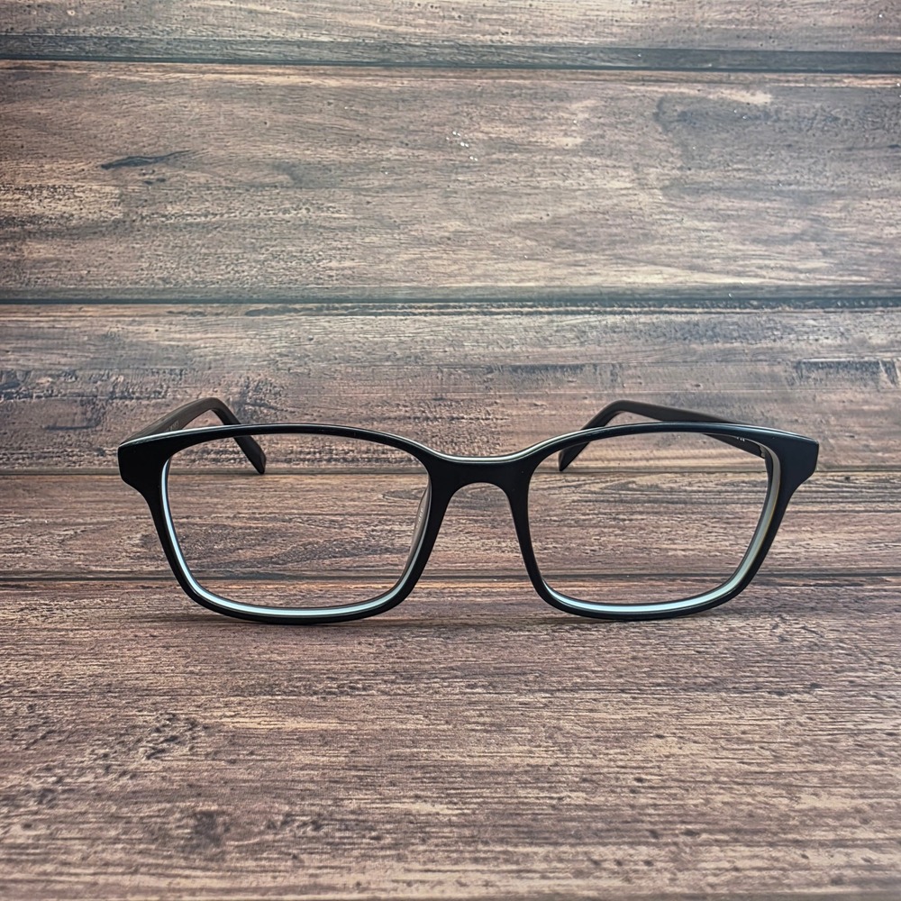 Warby Parker Brady 103 Matte Black Rectangular Eyeglasses Frames 53-17-145